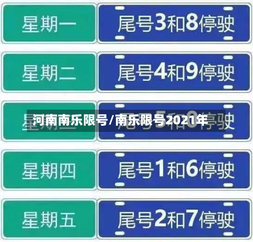 河南南乐限号/南乐限号2021年-第3张图片