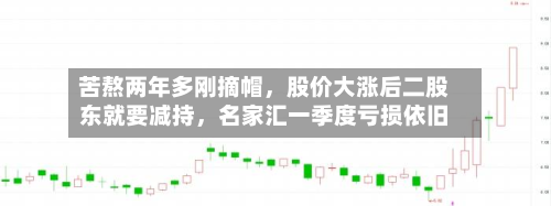 苦熬两年多刚摘帽，股价大涨后二股东就要减持，名家汇一季度亏损依旧