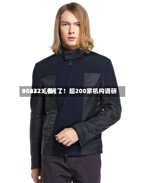 00072〖伍〗	、30032〖叁〗、002273，火了！超200家机构调研-第2张图片